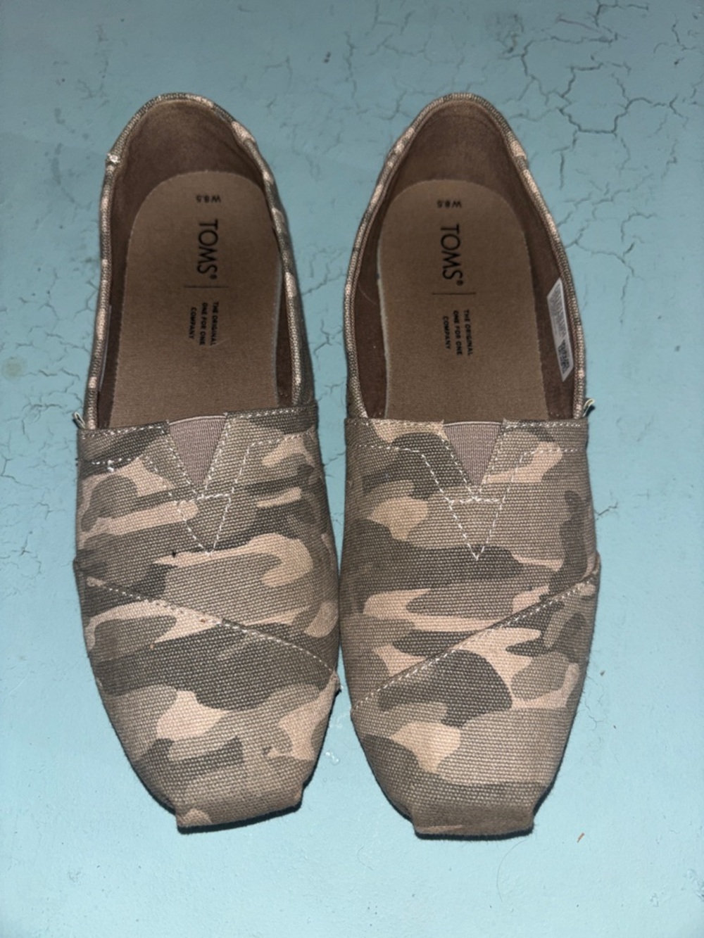 TOMS Women’s Camouflage Slip-On Loafers - Tan & Brown